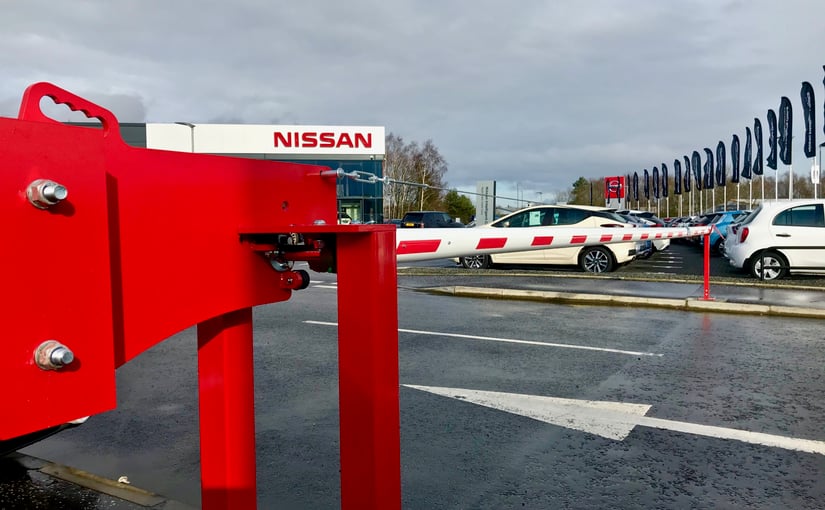Manual Car Park Barrier installed in Stirling