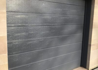Automatic Sectional Garage Door installed in Edinburgh