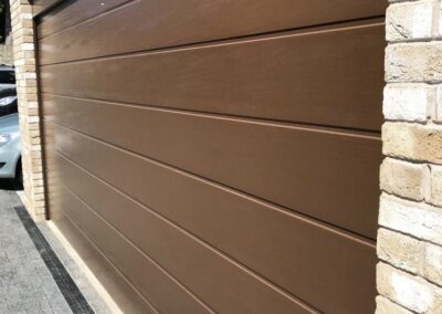 Automatic Double Sectional Garage Door installed in Edinburgh