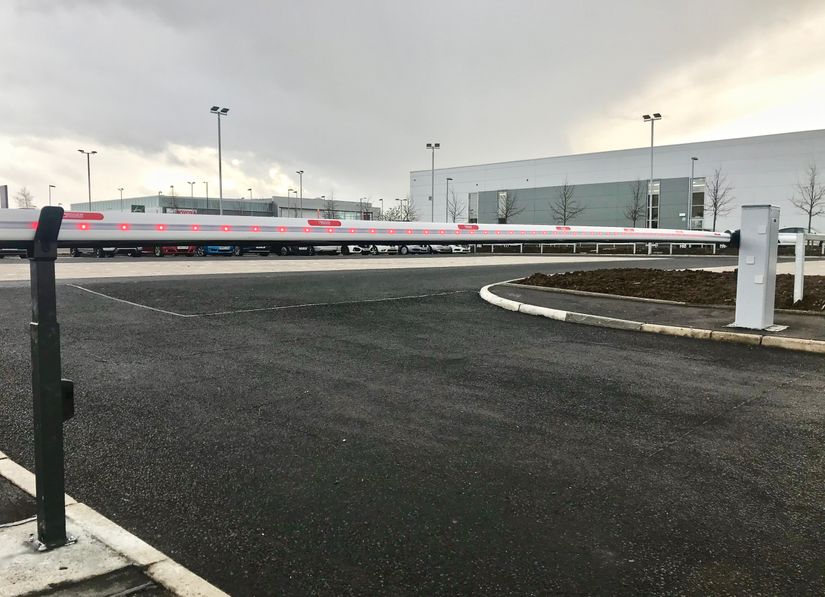Automatic Car Park Barrier installed in Edinburgh Scotland