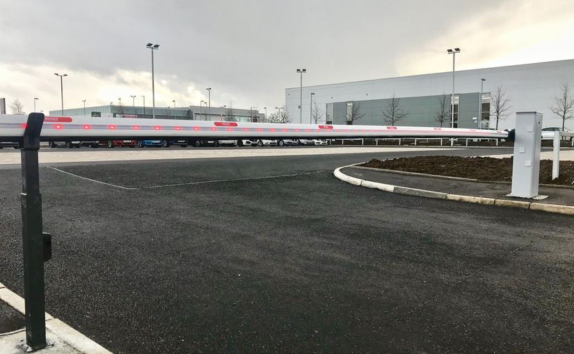 Automatic Car Park Barrier installed in Edinburgh Scotland