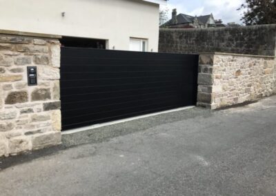 Automatic Aluminium Sliding Gate installed in Fife