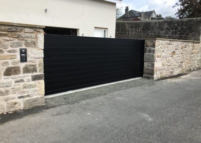 Automatic Aluminium Sliding Gate installed in Fife