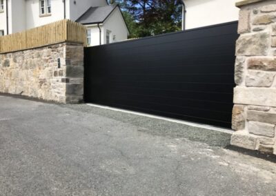 Automatic Aluminium Sliding Gate installed in Fife