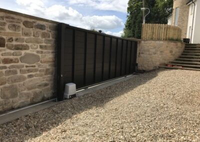 Automatic Aluminium Sliding Gate installed in Fife