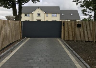 Automatic Aluminium Sliding Gate installed in Fife