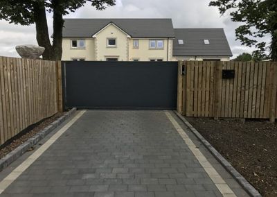 Automatic Aluminium Sliding Gate installed in Fife