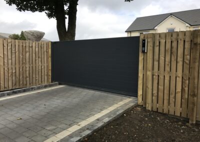 Automatic Aluminium Sliding Gate installed in Fife