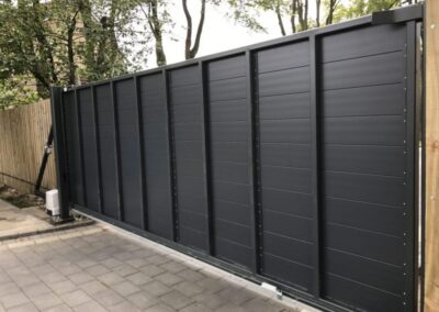 Automatic Aluminium Sliding Gate installed in Fife