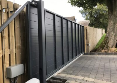 Automatic Aluminium Sliding Gate installed in Fife