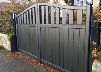 Automatic Aluminium Driveway Gates installed in Edinburgh