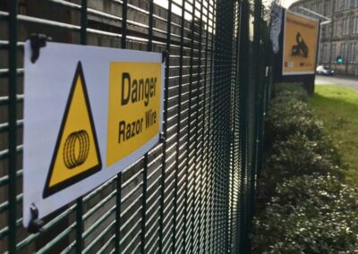 Security Fencing installed in Fife Scotland