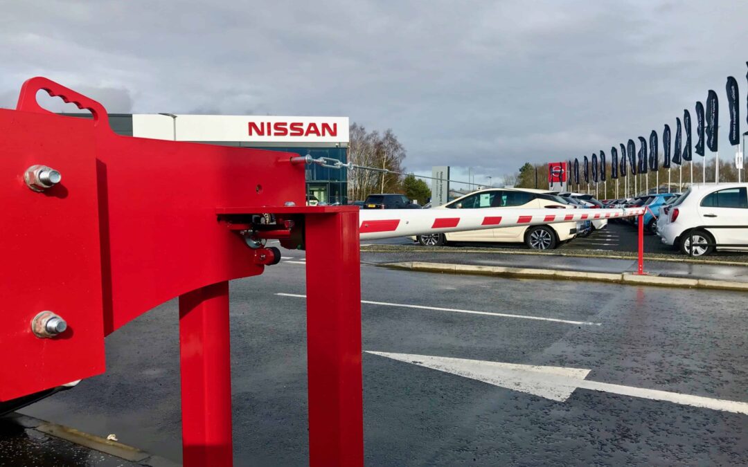 New Manual Rising Car Park Barrier Stirling