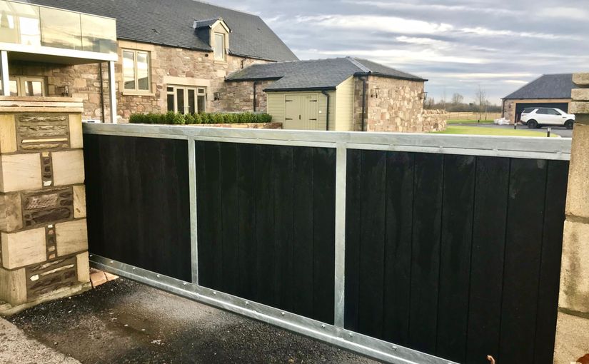 Composite | Recycled Plastic Driveway Gates installed in Scotland