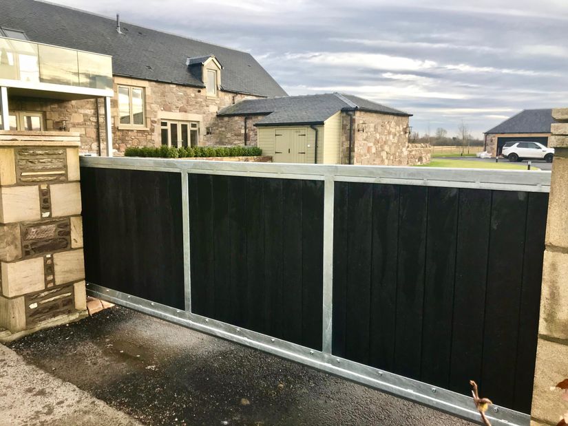 Composite | Recycled Plastic Driveway Gates installed in Scotland
