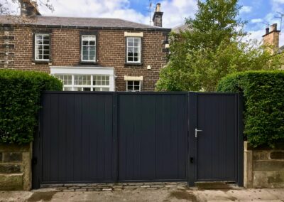 Automatic Aluminium Driveway Gates installed in Edinburgh