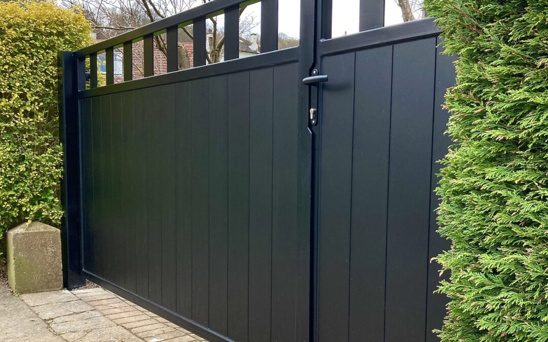 New Manual Aluminium Driveway Gates Edinburgh