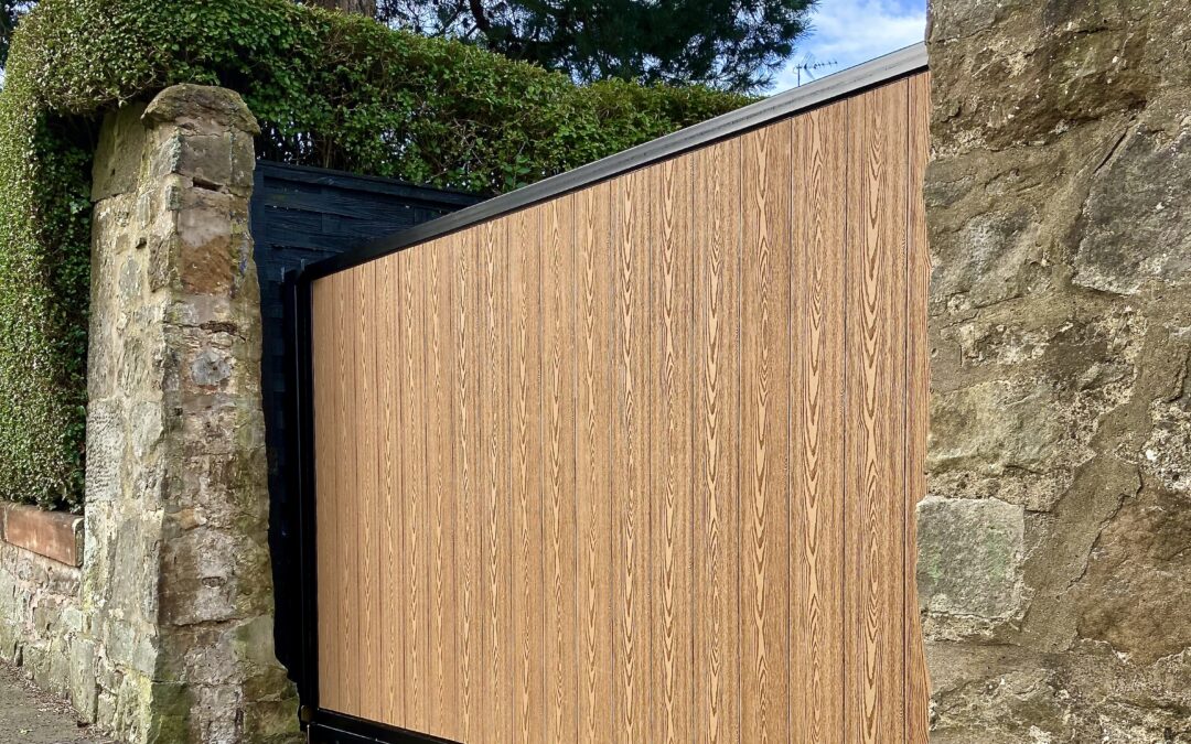 New Automatic Composite Sliding Gate Edinburgh