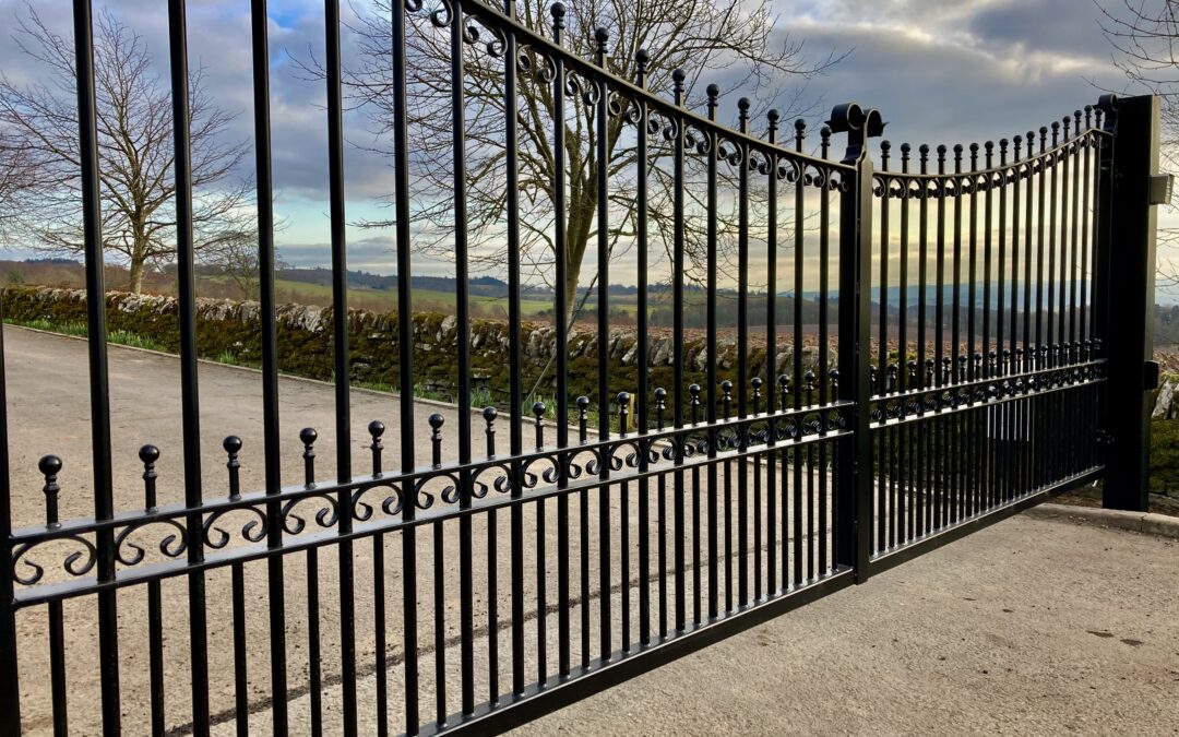 New Automatic Metal Driveway Gate Dunblane Stirlingshire