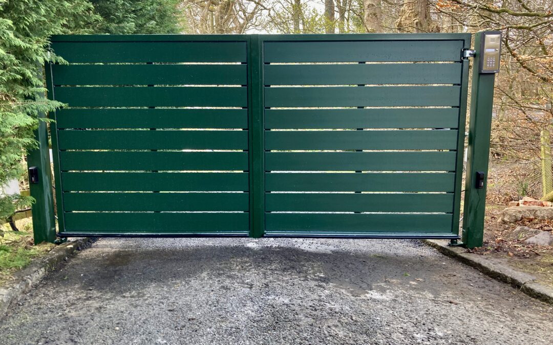 New Automatic And Manual Aluminium Driveway Gates Edinburgh
