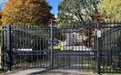 AES (SCOTLAND) LTD recently installed automatic decorative wrought iron gates.