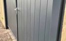 AES (SCOTLAND) LTD recently installed manual aluminium driveways gates in Edinburgh