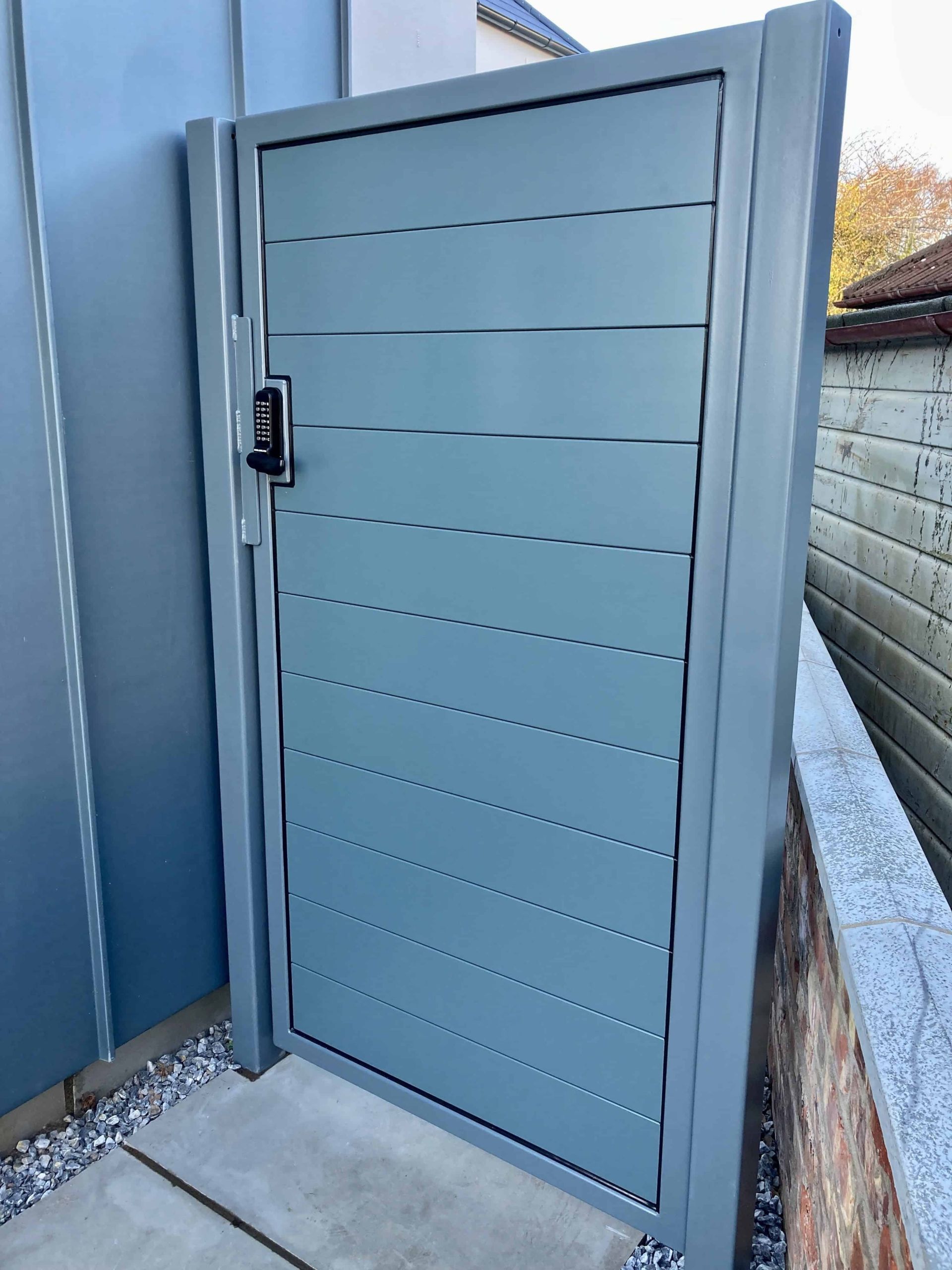 AES (SCOTLAND) LTD recently installed aluminium pedestrian gate in St Andrews