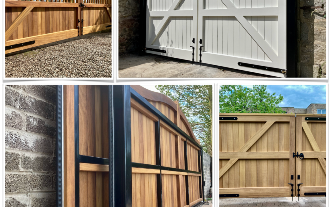 Bespoke Wooden Driveway Gates Installed Across Scotland