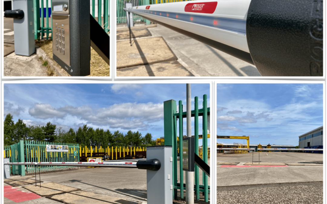 New Dual Automatic Car Park Barriers Edinburgh