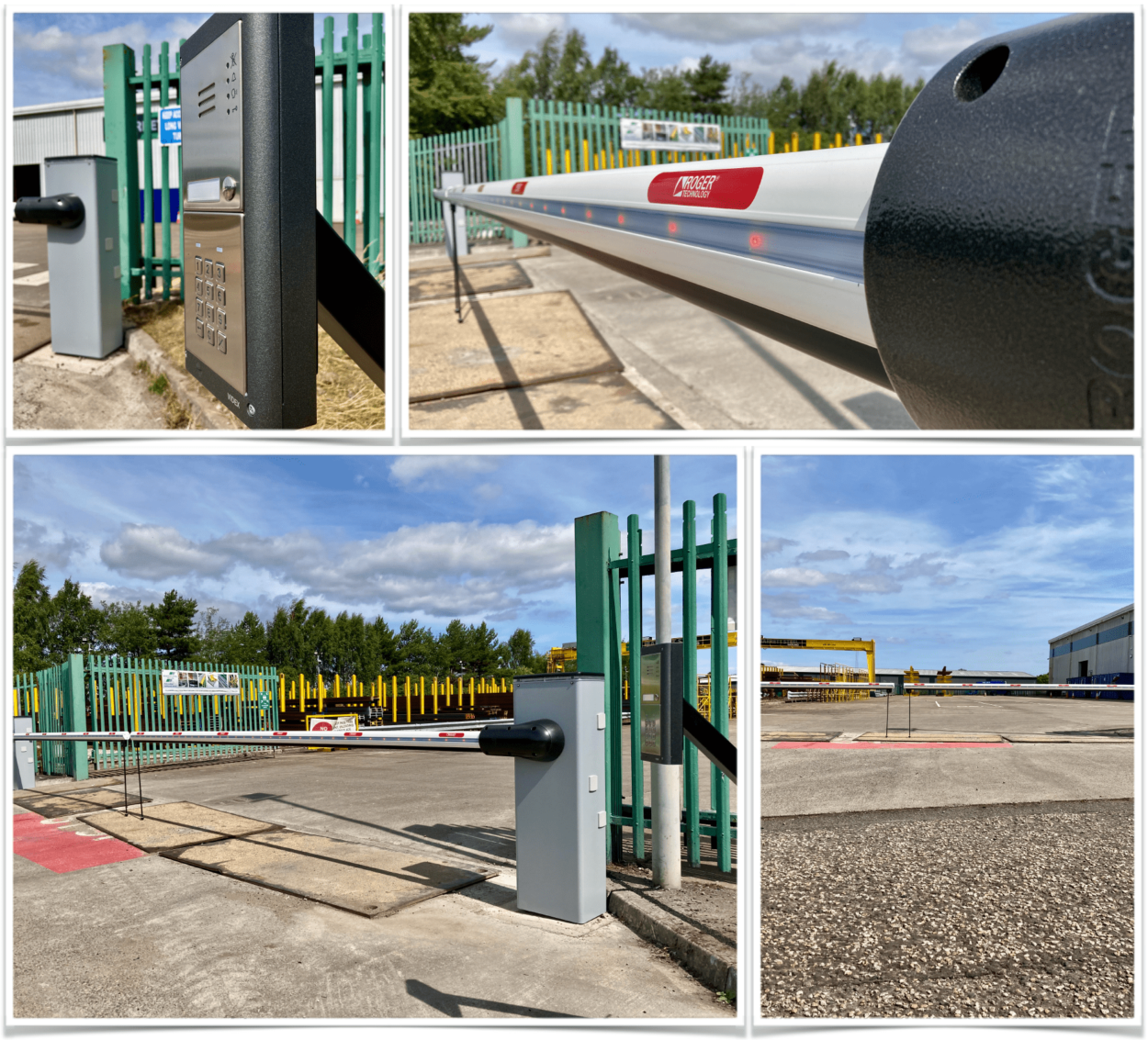 AES (SCOTALND) LTD recently installed dual automatic car park barriers Edinburgh