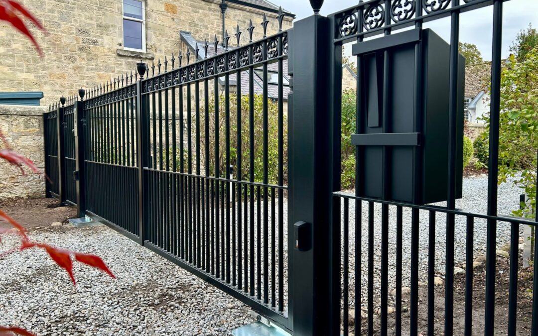 New Automatic Metal Driveway Gates St Andrews