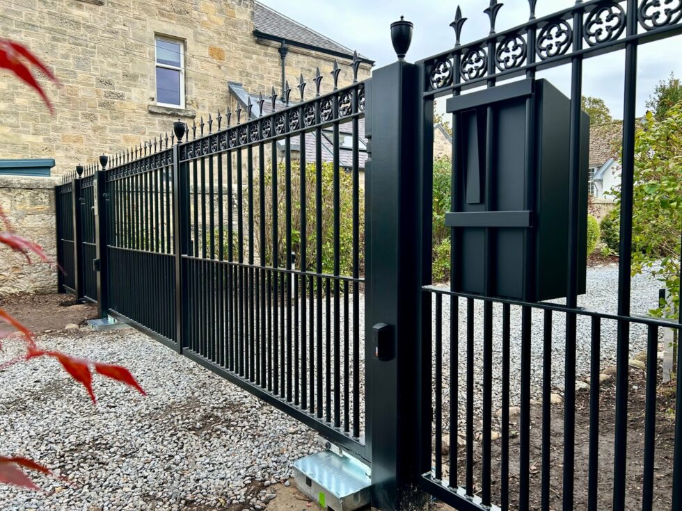 New Automatic Metal Driveway Gates St Andrews