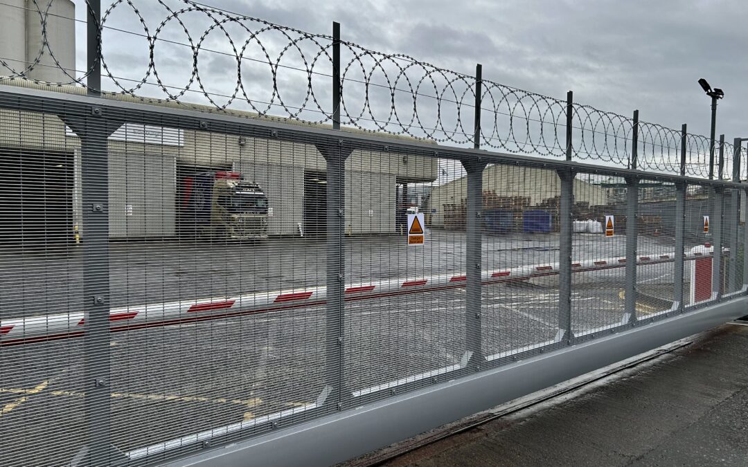 Entry & Exit Industrial Sliding Gates Installed in Edinburgh