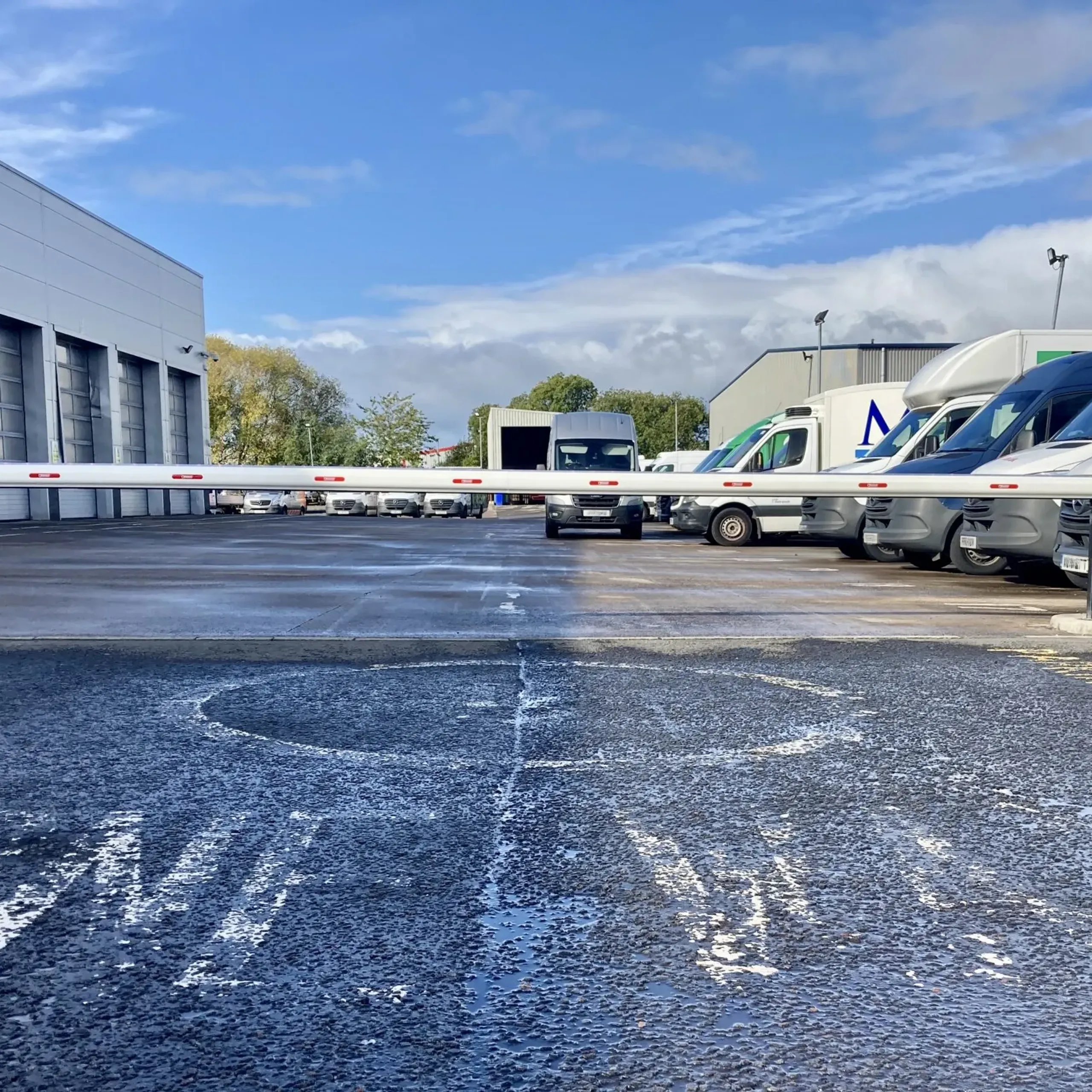 Automatic car park barrier system installed in Scotland
