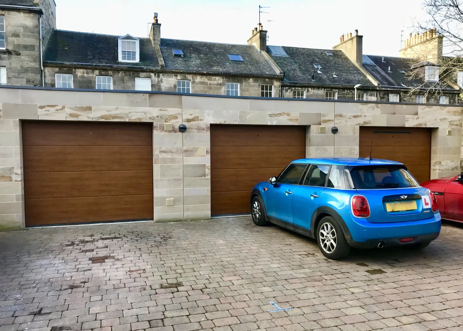 Automatic garage doors installed in Edinburgh