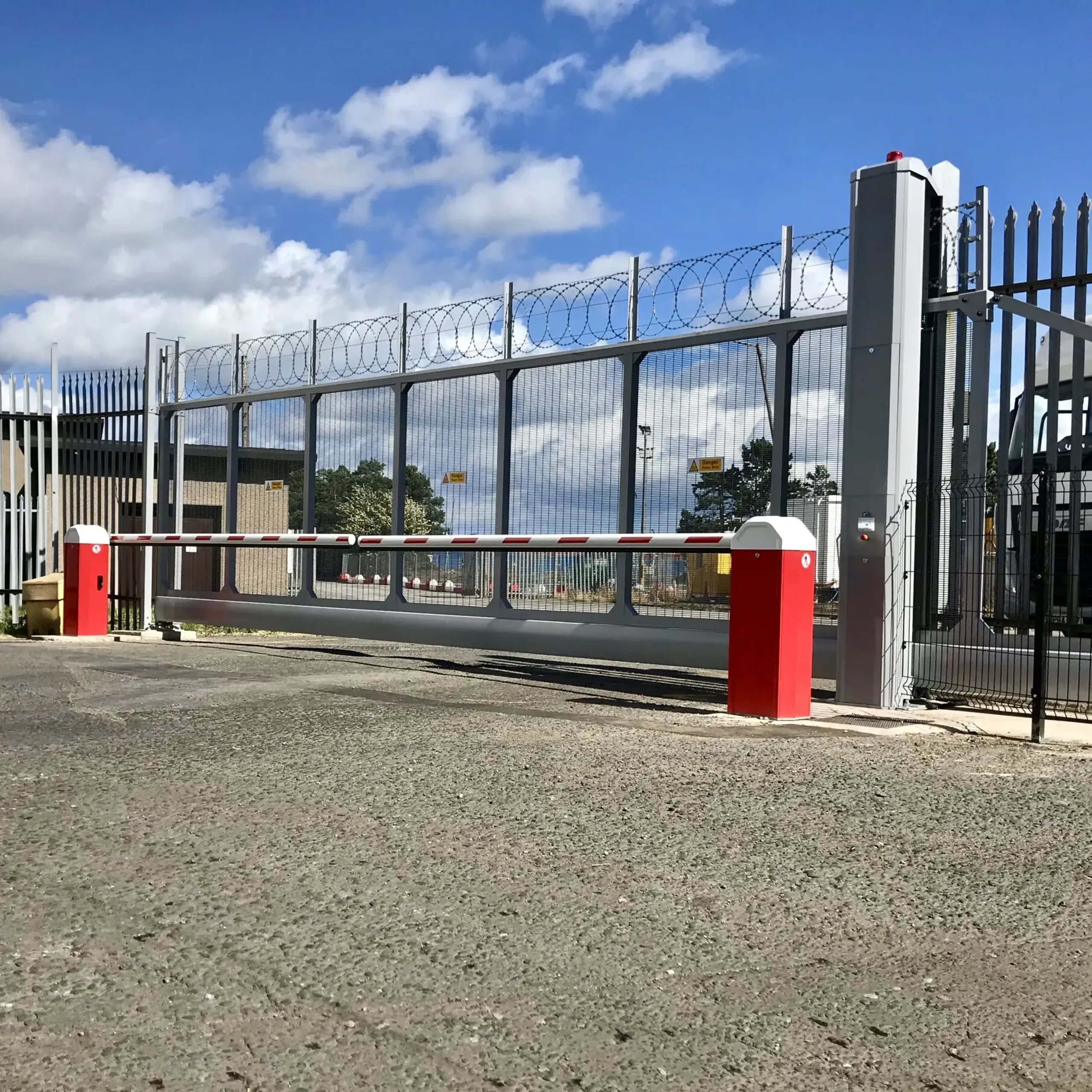 Automatic dual car park barriers installed in Edinburgh