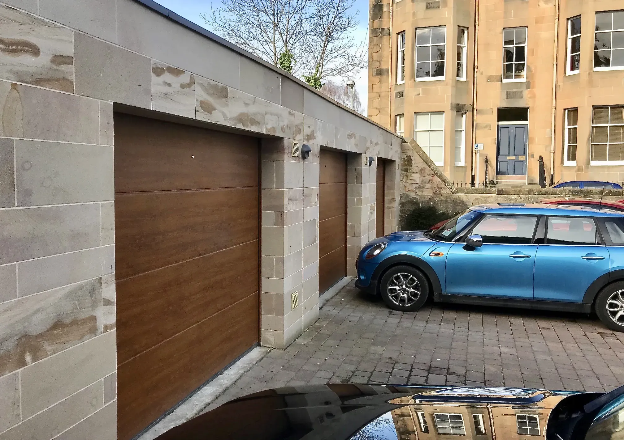 Automatic garage door installation in Edinburgh
