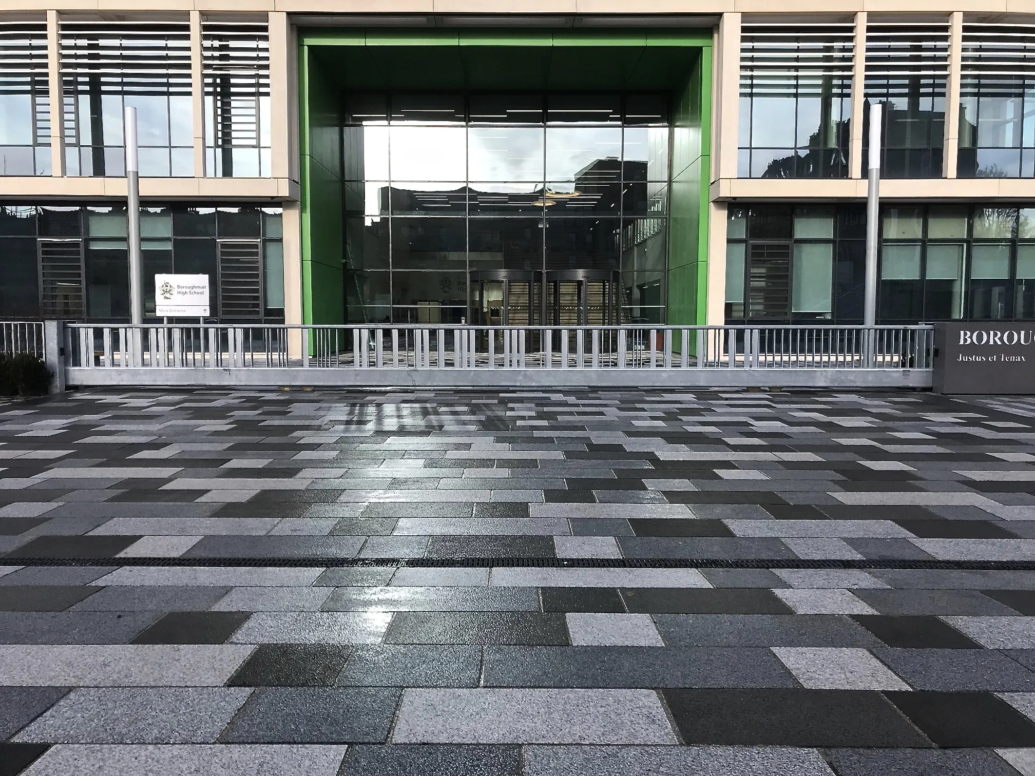 12m tracked Industrial sliding gate installed in Scotland 