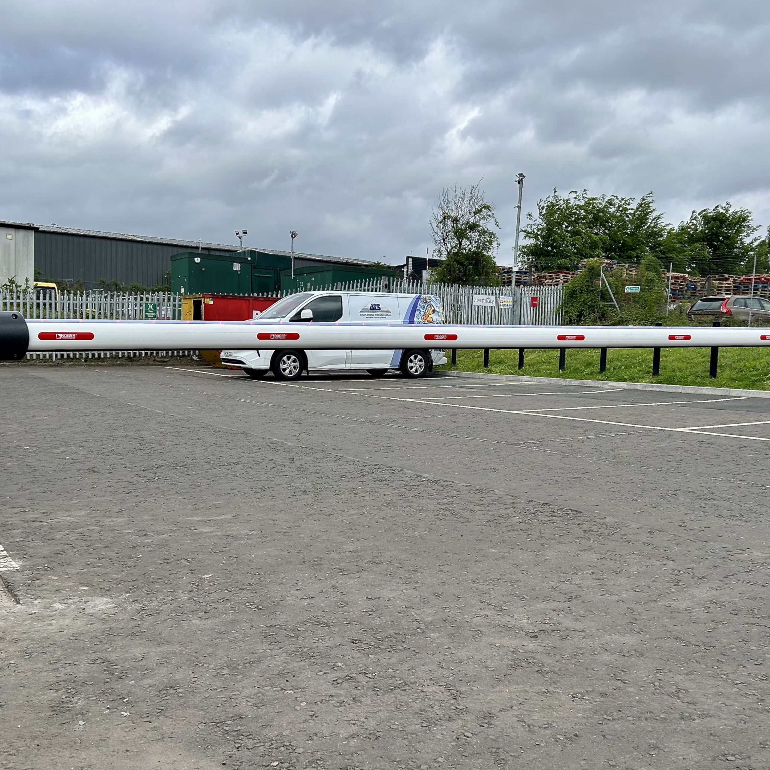 Automatic car park park barrier installation Broxburn