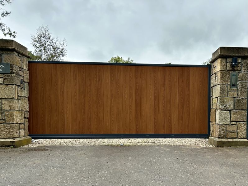 Two Bespoke Electric Cantilever Sliding Gates Ladybank, Fife