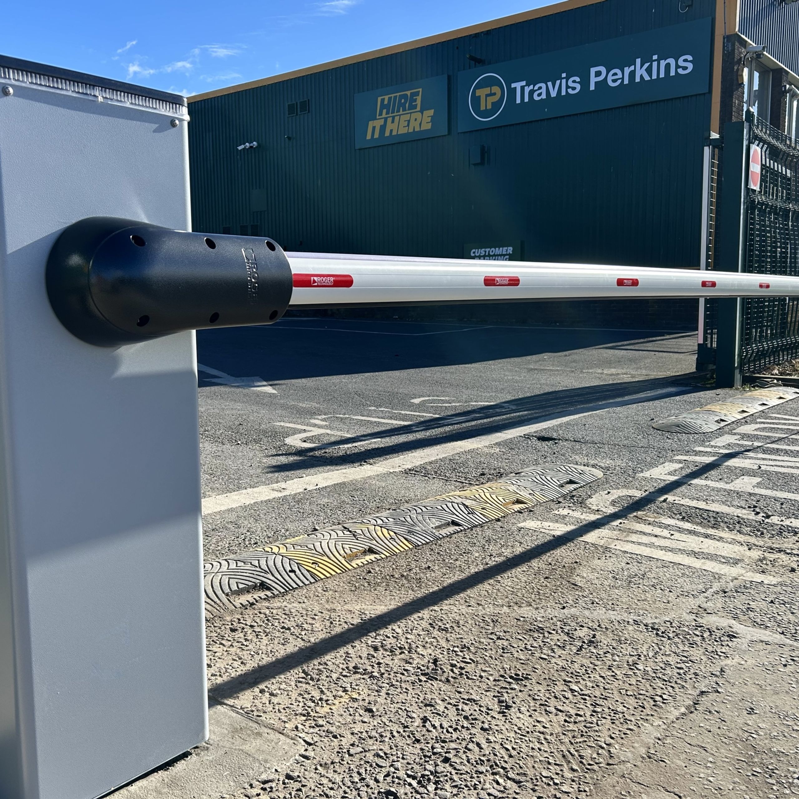 Professional installation of a Roger Technology Barrier in Edinburgh